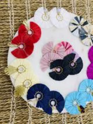 Neon Bohemians Customizable Raffia Earrings