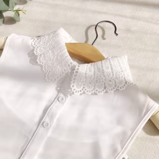 Women Solid Shirt False Collars Blouse Vintage Detachable Clothes Accessories;Women Shirt False Collars Blouse Vintage Detachable Clothes Accessories