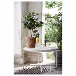 KROKHOLMEN Coffee table, outdoor, beige28 3/4 "