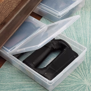 The Container Store Our Long Underbed Box w/Wheels