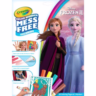 Crayola Color Wonder Glitter Coloring Kit - Disney Frozen 2