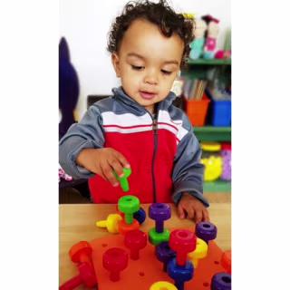 Skoolzy Peg Board Set - Montessori Toys for Toddlers, Preschool Kids | 30 Lacing Pegs for Learning Games, Dice Colors Sorting Counting - Occupational Therapy Fine Motor Skills Activity Pegboard EBook