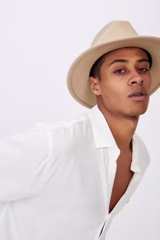 Wide Brim Felt Hat