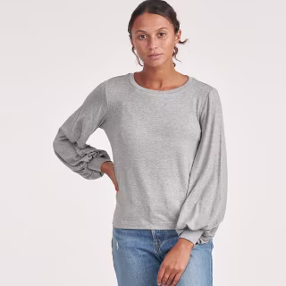 Shabby Chic(R) Clothing - Oakley Pleat Top Grey