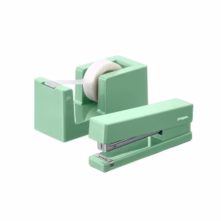 Sage Poppin Tape Dispenser & Stapler