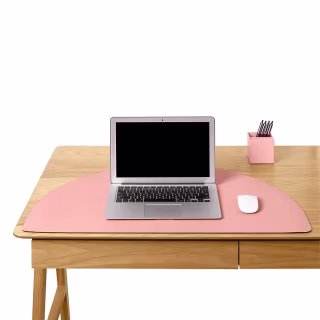 Poppin Blush Desk Pad