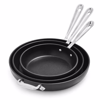 All-Clad HA1 Nonstick Set of 3 Skillets. Best Sur La Table 2021 Sales.