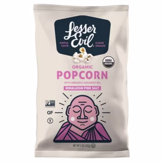 Organic Popcorn, Himalayan Pink Salt
