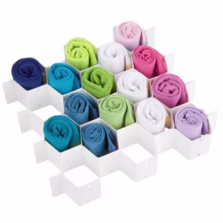 Honey-Can-Do Mainstays Modular 32-Cubby Plastic Drawer Organizer