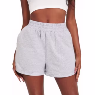Listenwind Women High Waist Loose Short Sweatpants Gym Sports Fitness Shorts Pants