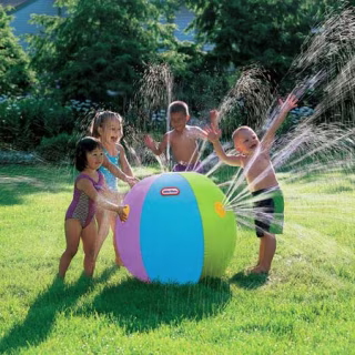 Imperial(R) Toy Little Tikes(R) Beach Ball Sprinkler, Multi-colored Ball