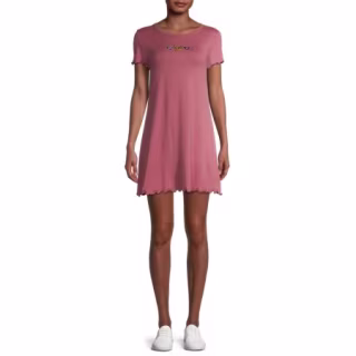 Vine & Valley Juniors Fit & Flare T-Shirt Dress