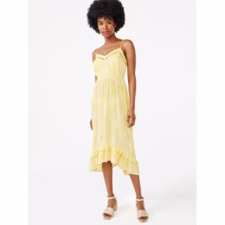 Scoop Women's Midi Sundress with Ruffle Hem