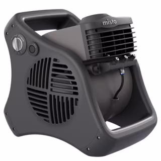 Lasko 15" Pivoting Misto Outdoor Misting Fan with GFCI Cord and 3 Speeds, 7050, Black