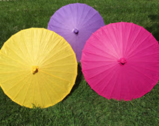 Paper Parasols for Wedding Pictures, Wedding Ceremony, Wedding Decor, Beach Wedding, Paper Umbrella, Flower Girl Parasol, Sun Umbrella