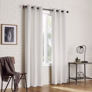 Sun Zero 2-pack Arlo Textured Thermal Insulated Grommet Curtain Panel Pair