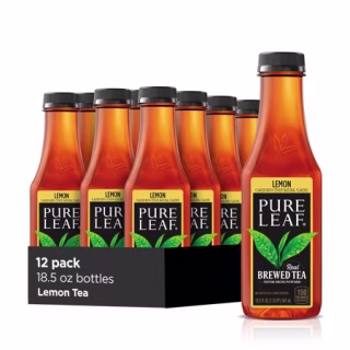 Pure Leaf Iced Tea Unsweetened Black Tea with Lemon