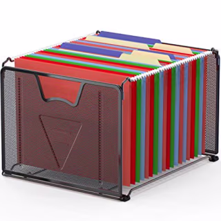 SimpleHouseware Mesh Hanging File Organizer