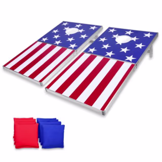 GoSports Cornhole PRO Regulation Size Bean Bag Toss Game Set