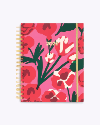 Large 12-Month Annual Planner - Las Flores