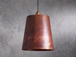 Arhaus Tapered Copper Pendant