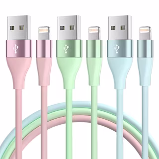 iPhone Charger [Apple MFi Certified] 3Pack 10FT Lightning Cable Fast Charging iPhone Charger Cord Compatible with iPhone 13 12 11 Pro Max XR XS X 8 7 6 Plus SE and More (Multi-Color)