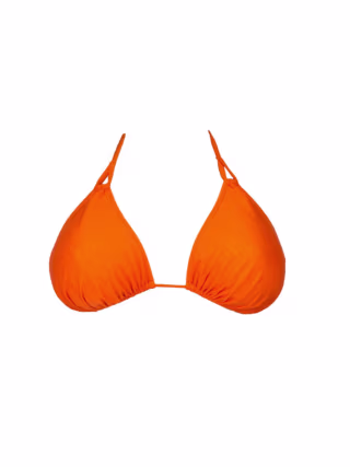 Neon Orange Triangle Top