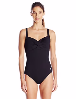 TYR Women's Twisted Bra Solid Controlfit Top