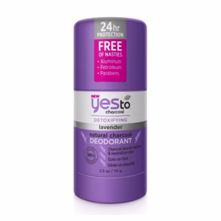 Yes to Lavender Scented Natural Charcoal Deodorant - 2.5oz
