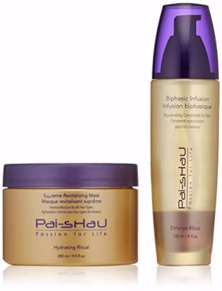 Pai-Shau Biphasic Infusion and Supreme Revitalizing Mask