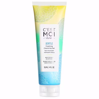 C'est Moi Gentle Foaming Cleansing Gel | Fragrance-Free Gel Cleanser made with Organic Aloe, Calendula and Strawberry, Kiwi, Apple Extracts, Gentle, Nourishing, Clearing, Balancing, 4 fl oz.