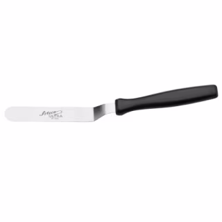 Ateco 1305 Ultra Offset Spatula with 4.25" x 0.75" Stainless Steel Blade, 4 1/2 ", Silver