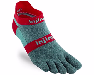Injinji Run Lightweight No-Show (Medium, Aquaberry)