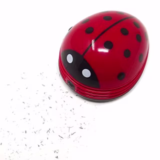 Honbay Ladybug Shaped Portable Corner Desk Vacuum