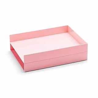 Poppin 2 Letter Trays (Blush)