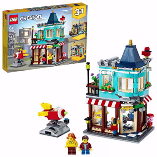 LEGO Creator 3in1 Townhouse Toy Store 31105, Cool Buildable Toy for Kids Building Kit, New 2020 (554 Pieces)