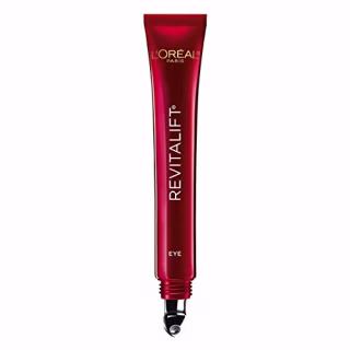 Anti-Aging Eye Cream with Hyaluronic Acid by L'Oreal Paris, Revitalift Triple Power Under Eye Treatment, 0.5 fl. oz.