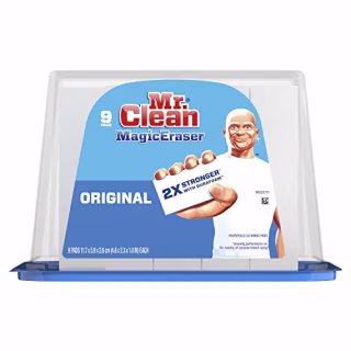 Mr. Clean Magic Eraser Original, Cleaning Pads with Durafoam, 9 Count