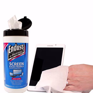 Endust for Electronics, Surface cleaning wipes, Great LCD and Plasma wipes, 70 Count (11506)