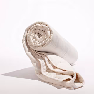 truHugs Organic Hemp Cotton Adult Weighted Blanket | 15 lbs | Un-Dyed White | Queen | Breathable Weighted Blanket with a Temporal Cool Touch | Premium Quality Natural Heavy Sensory Duvet
