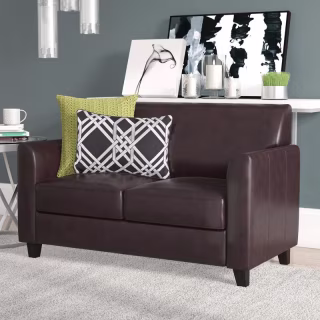 Red Barrel Studio Leather Loveseat