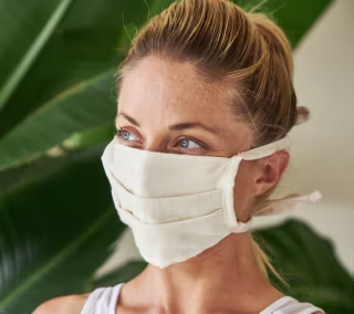 Avocado Organic Cotton Face Mask 4 Pack