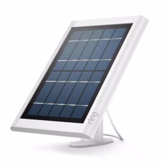 Ring Solar Panel White - Compatible with Ring Spotlight Cam Battery and Stick Up Cam Battery