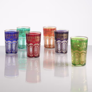 Moroccan/Algerian Tea Glasses, Set of 6