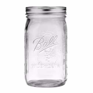 Ball 32-Ounce Glass Mason Jars