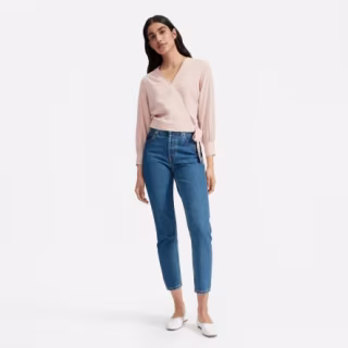 The Washable Silk Wrap Top