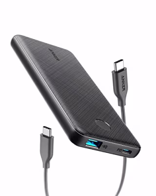 Anker PowerCore Slim 10000 PD, USB-C Power Bank