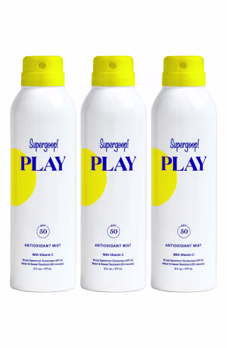 Supergoop! Play Antioxidant Body Mist Sunscreen 3 Pack