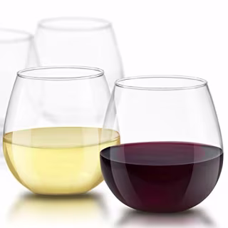JoyJolt Spirits Stemless Wine Glasses