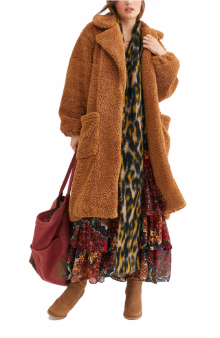 Free People Tessa Teddy Coat